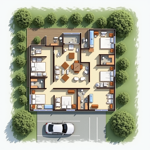 Spacious Ground Floor House with Five Bedrooms