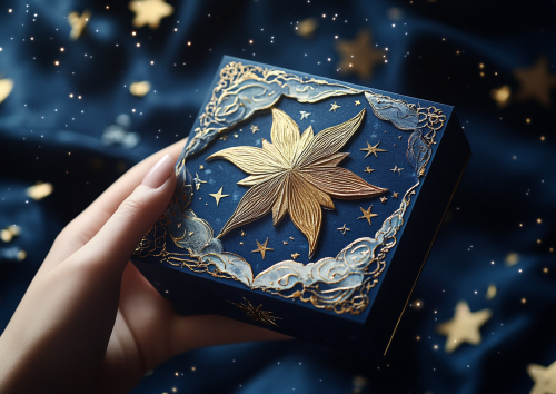 Starry Night Sky Diorama with Celestial Theme