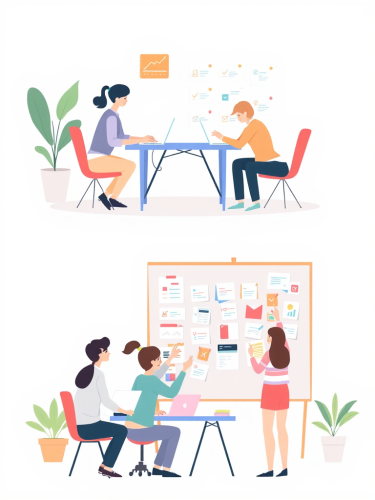 Students Collaborating and Brainstorming in Study Sessions