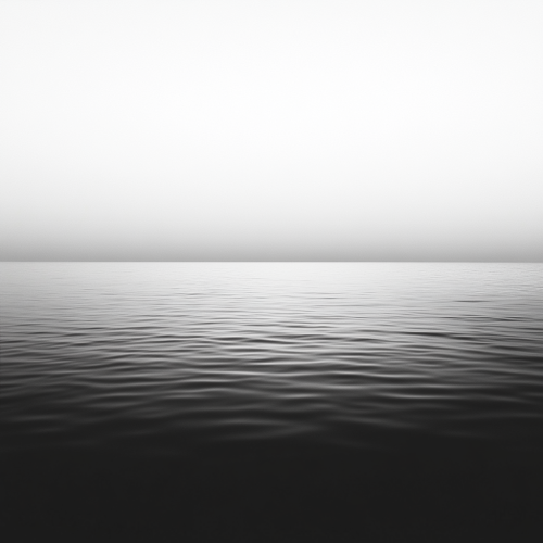 Stunning water reflection on gradient studio background beauty contrast calm.