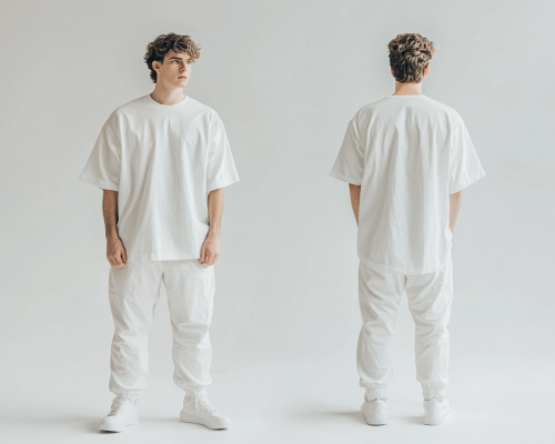 Stylish British male model in modern streetwear