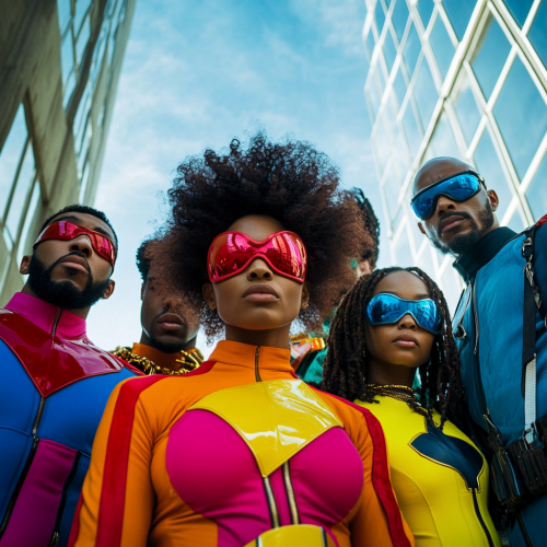 Superhero Squad: Bright Colors and Dynamic Energy