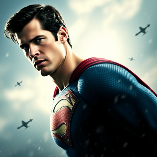 Superman Henry Cavill flies quickly in 2012 film.