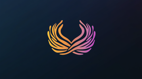 Minimalist Illustration of Hands Forming a Shield