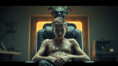 Terrified Teenager Held Captive by Alien in Lab