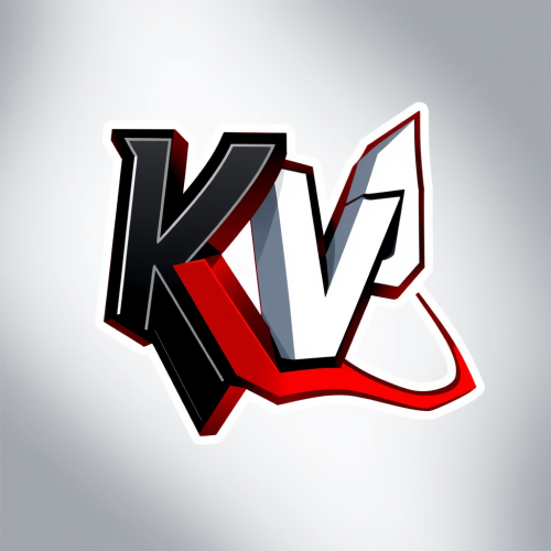 The 3D KVP Esport Gaming Logo