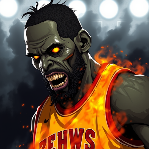 The 4K Image of Zombie LeBron James