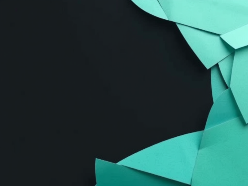 The Abstract Paper on a Dark Background