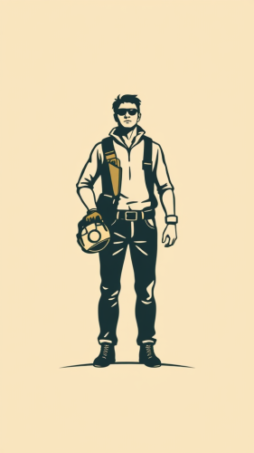 The Adventurous Pilot's Minimalist Logo Design