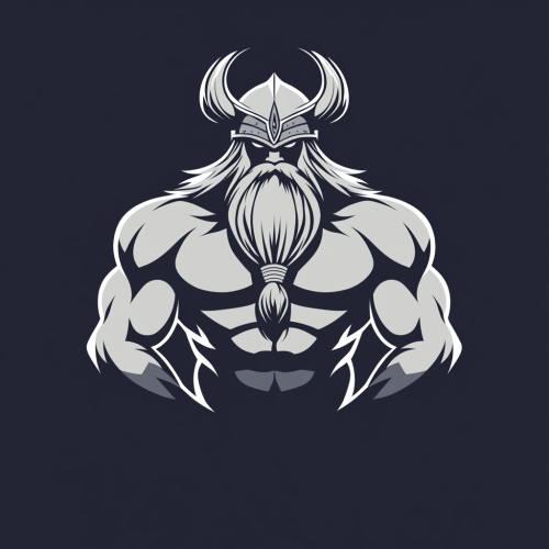 The Angry Tall Viking Logo