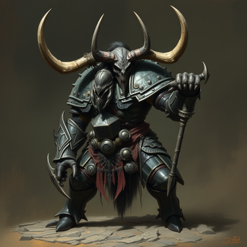 The Armored Undead Minotaur