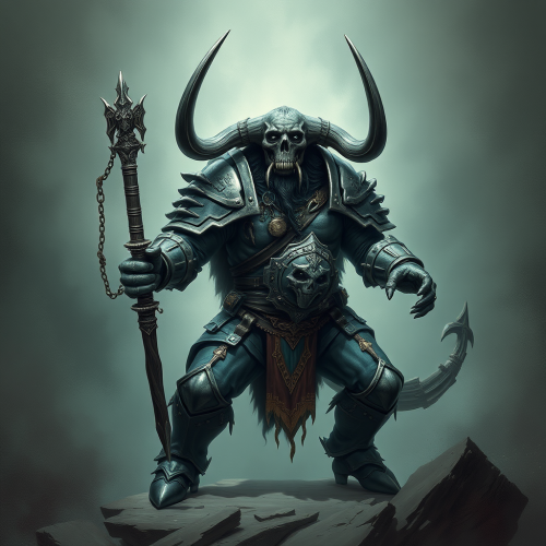 The Armored Undead Minotaur