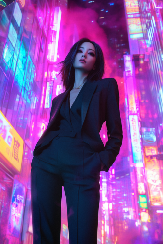 The Beautiful Cyberpunk Japanese Corporate Boss