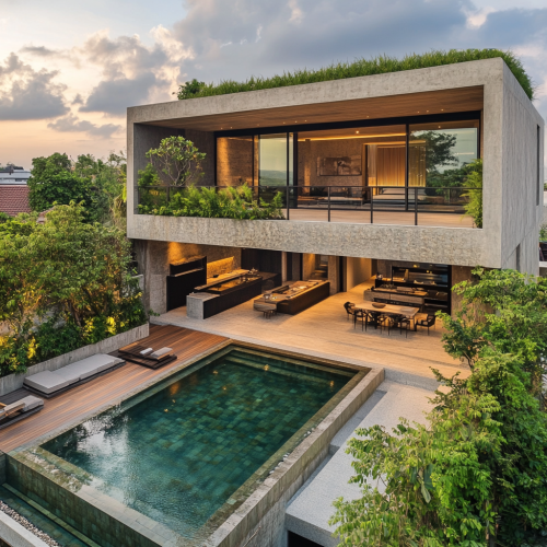 The Big Pool on the Two-Storey Rooftop