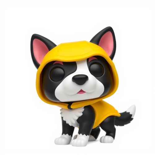 The Black and White Border Collie Funko Pop