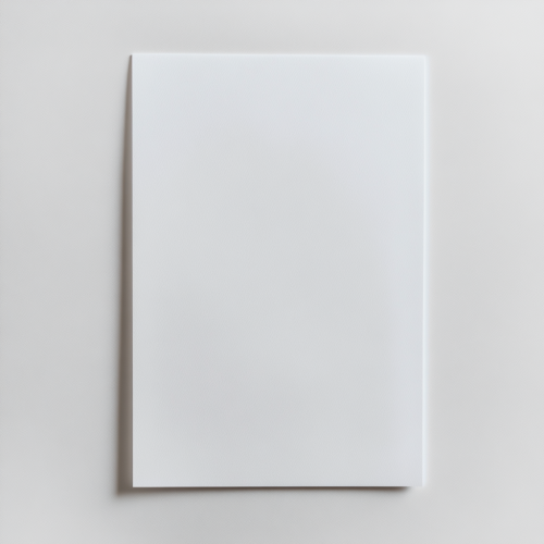 The Blank Paper on Neutral Background