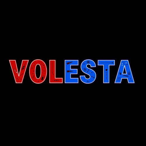 The Blue and Red Vollesta Text