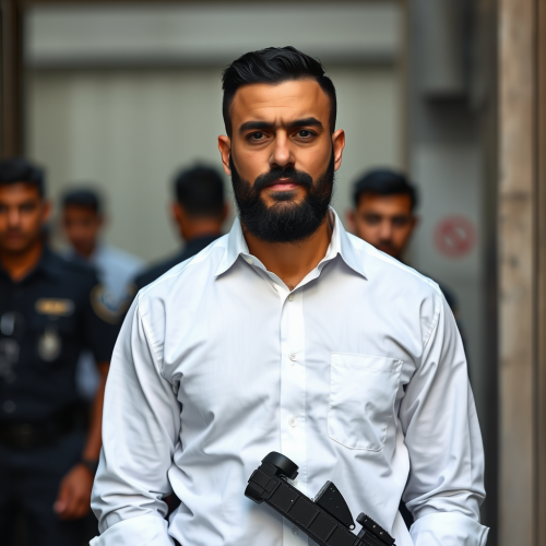 The Bodyguard in a White Shirt