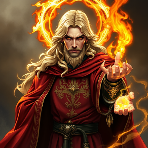 The Charismatic Sorcerer Casting a Magical Spell