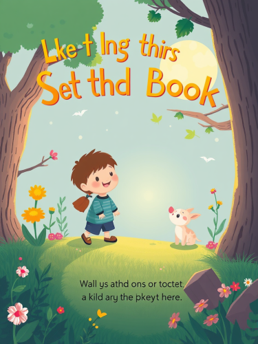 The Children's Story Book Illustration Design