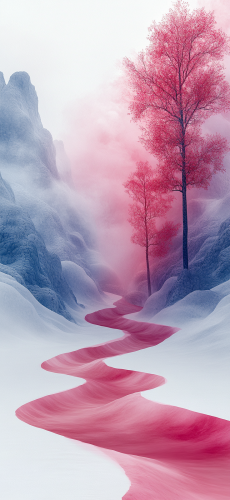 The Colorful Desert Dunes at Sunrise