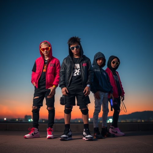 The Cyberpunk Street Kids Gang of Five The Cyberpunk Street Kids Gang of Five