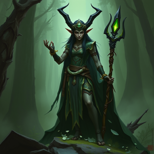 The Dark Elf Druid of the 13th Age