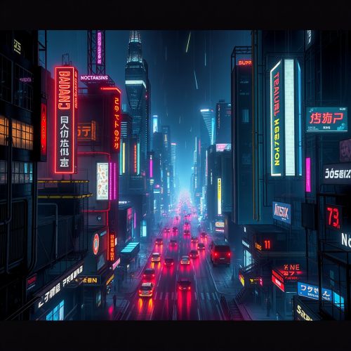 The Dark Matrix Analyzing Futuristic Declining Cities