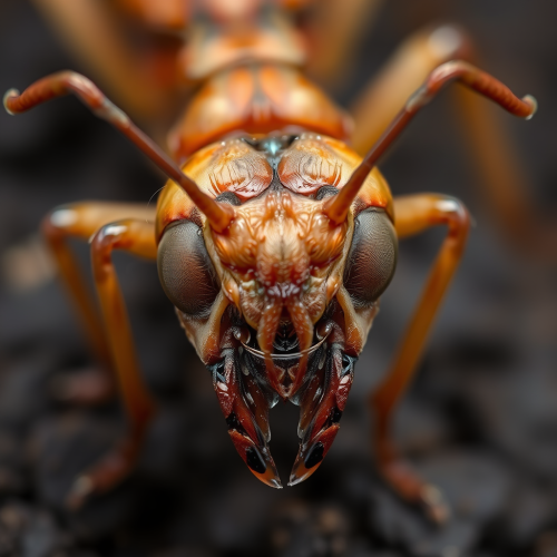 The Dead Ant with its Face Upwards