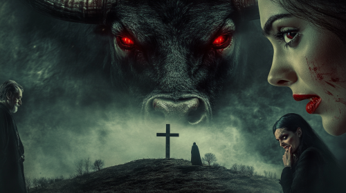 The Demonic Bull and Vampire Woman Movie Poster