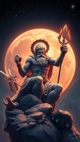 The Detailed Wallpaper of Zeus Humming