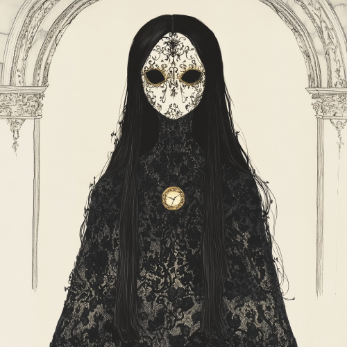 The Elegant Mystery: A Doll's Gothic Charm The Elegant Mystery: A Doll's Gothic Charm