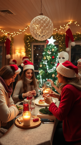 The Exciting Christmas Party Scene