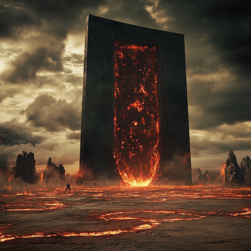 The Fiery Land of Evil and Despair