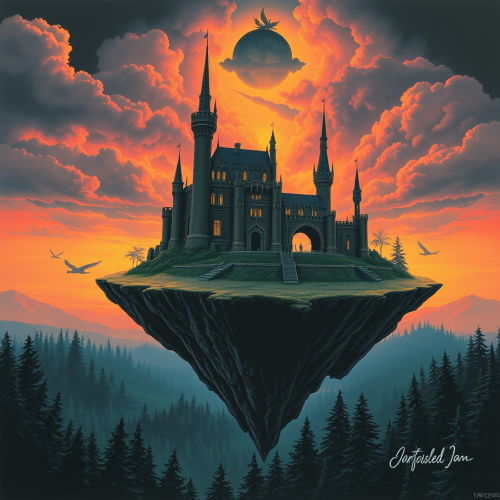 The Floating Island with Enchanted Castle, 1980s