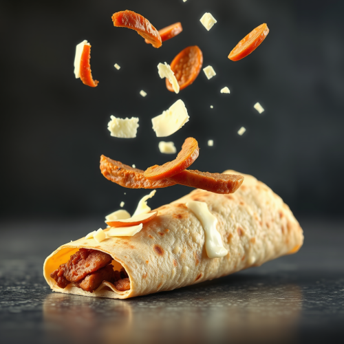 The Flying Doner Kebab Quesadilla Advertisement