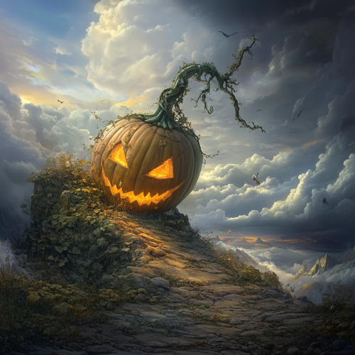 The Giant Jack O Lantern in the Valley