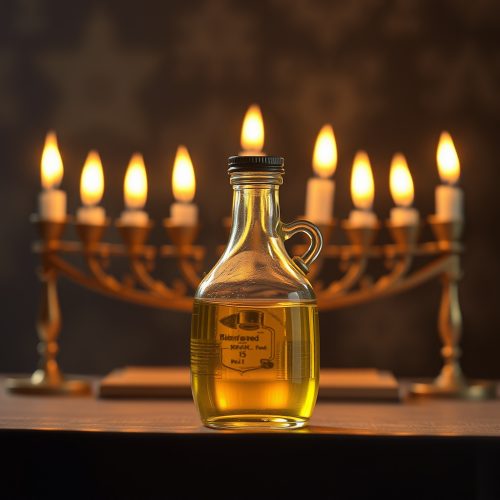 The Glowing Flask and Brightly Burning Menorah