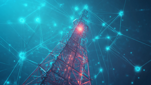 The Glowing Tower of Digital Connections