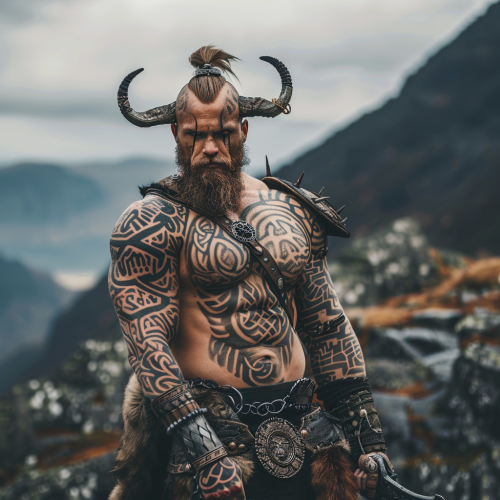 The Handsome Viking Warrior