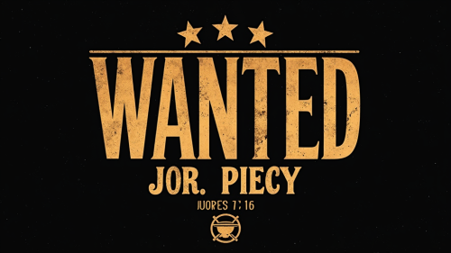 The High-Quality Luffy Wanted Poster on Black