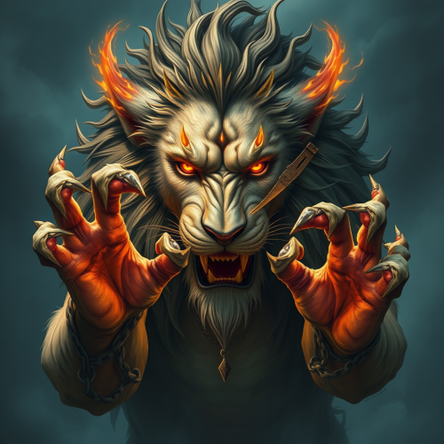 The Human Lion and Wendigo Fusion.