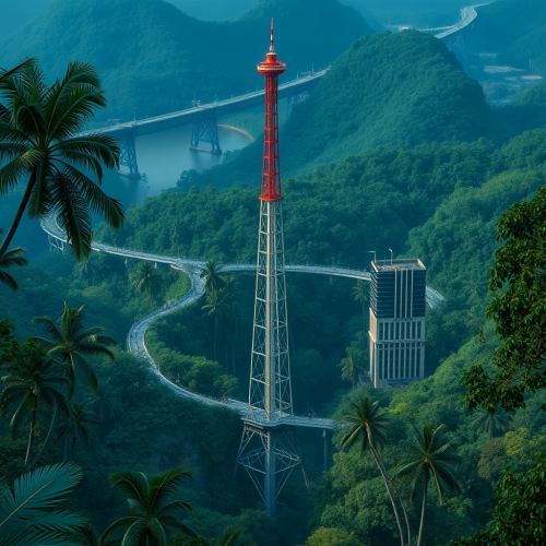 The Internet Tower in the Rainforest.