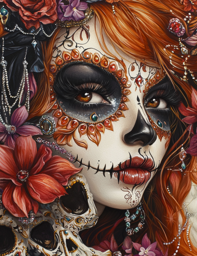 The Intricate Portrait of a Surreal Catrina