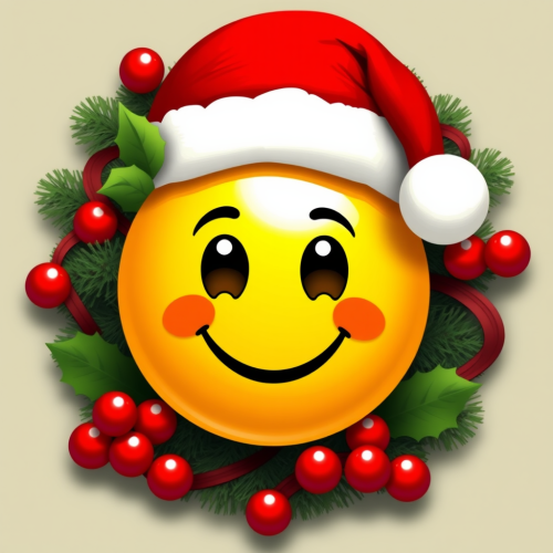 The Joyful Christmas Smiley Emojis