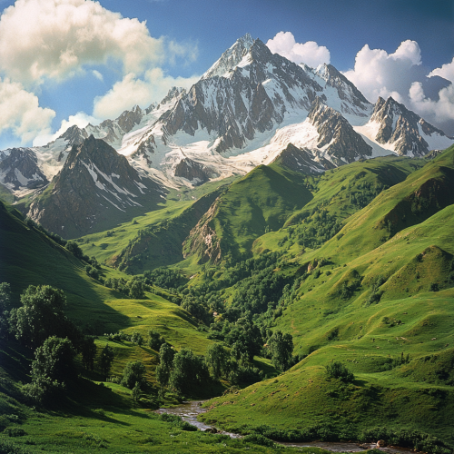 The Legend of Ushba and Tetnuldi: A Mountain Union