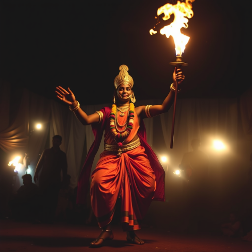 The Lord Kaliamma Performing a Dance