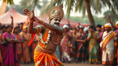 The Lord Kaliamma Performing a Dance