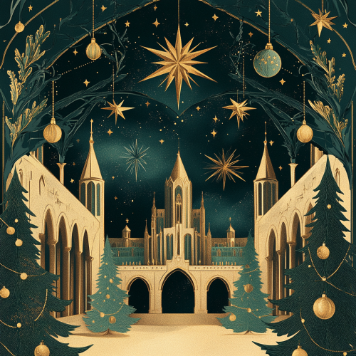 The Magical Great Hall at Hogwarts Castle