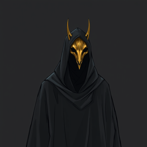 The Masked Cultist: A Dark Fantasy Art Render